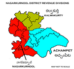 Nagarkurnool District Revenue divisions.png