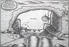 1646 sketch of the bombardment of the fortress Obermarsberg (Stattbergen) nach Merian 1646.jpg