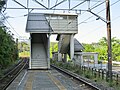 落合川駅プラットホーム