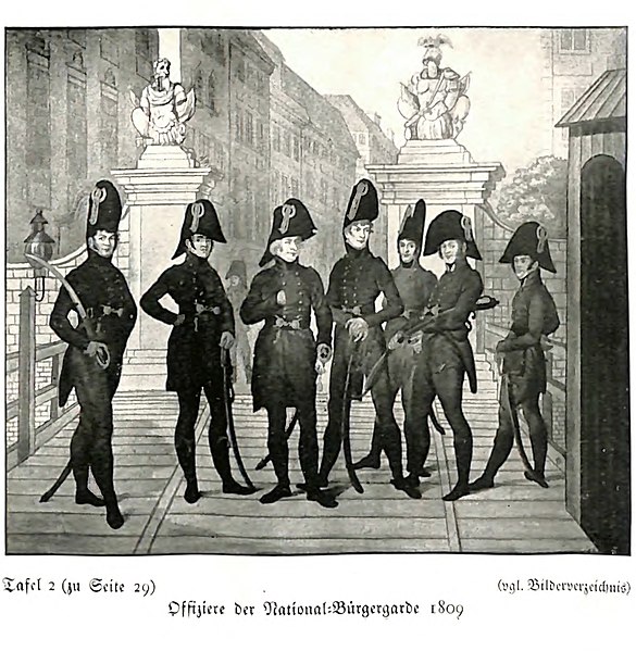 File:Offiziere der National-Bürgergarde 1809.jpg