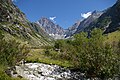 Olan peak (3564 m) in Ecrins national park, France