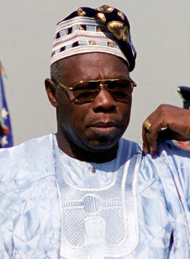 Olusegun Obasanjo 10. mai 2001 Washingtonis