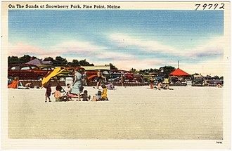 Snowberry Park, Pine Point, Maine_(79792) On the sands at Snowberry Park, Pine Point, Maine (79792).jpg