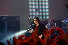 Osbourne at the 2009 BlizzCon concert held in Anaheim, California Ozzy Osbourne BlizzCon 2009.jpg