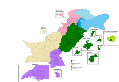 List Of Constituencies Of Pakistan Wikipedia