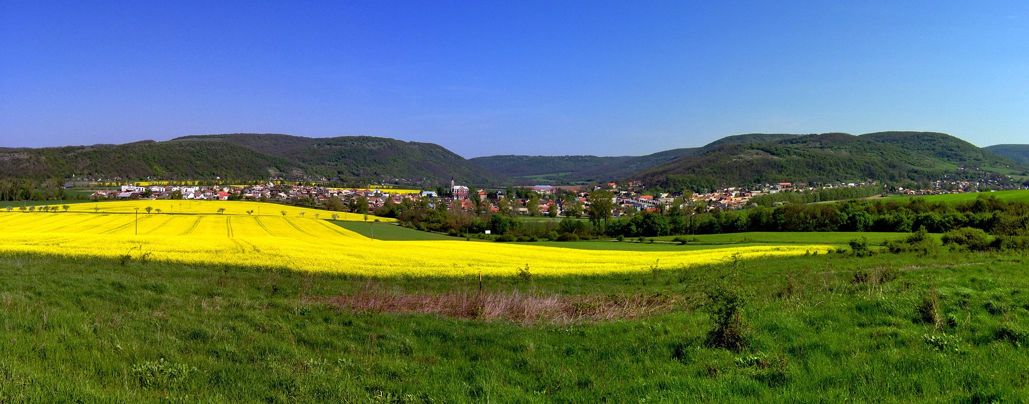 Panoráma obce, 2013