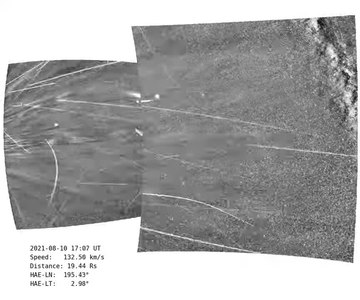 فيديو: أثناء مرور المسبار باركر خلال هالة الشمس في مطلع عام 2021 كان يطير خلال تكوينات تسمى "تدفقات الهالة" coronal streamers.