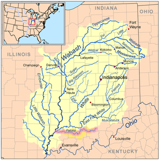 Patoka River river in the United States of America