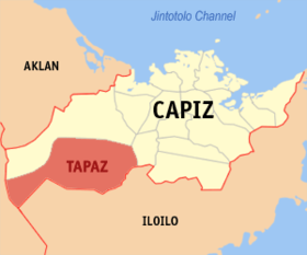 Mapa a pakabirukan ti Tapaz, Capiz