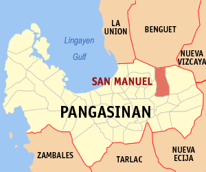 Pangasinan San Manuel: Municipalité des Philippines