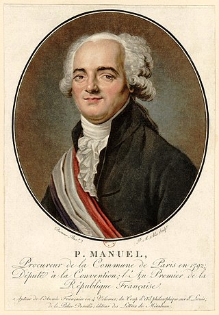 <span class="mw-page-title-main">Louis Pierre Manuel</span> French writer, municipal administrator of the police, and public prosecutor