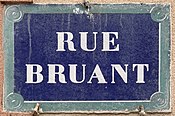 Plaque Rue Bruant - Paris XIII (FR75) - 2021-06-30 - 1.jpg