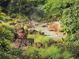 Hot Spring in Rincón de la Vieja National Park, Costa Rica