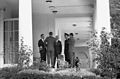 President Kennedy and advisors confer after EXCOMM Meeting of 29 October 1962.