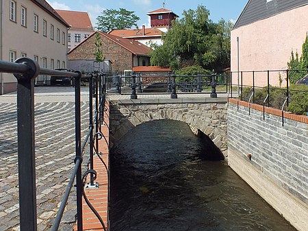 Profener Elstermühlgraben in Pegau 1