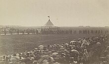 Queen Victoria firing the first shot, Wimbledon 1860 Queen Victoria firing the first shot, Wimbledon.jpg