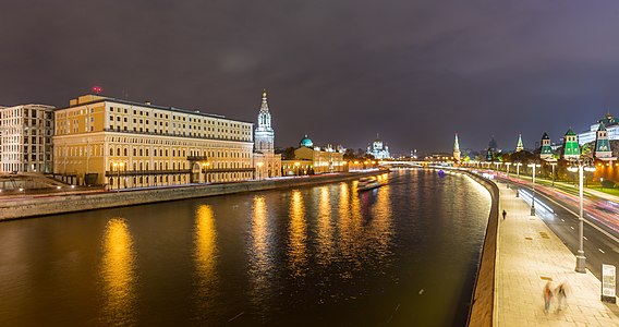 Moskva River, Moscow, Russia