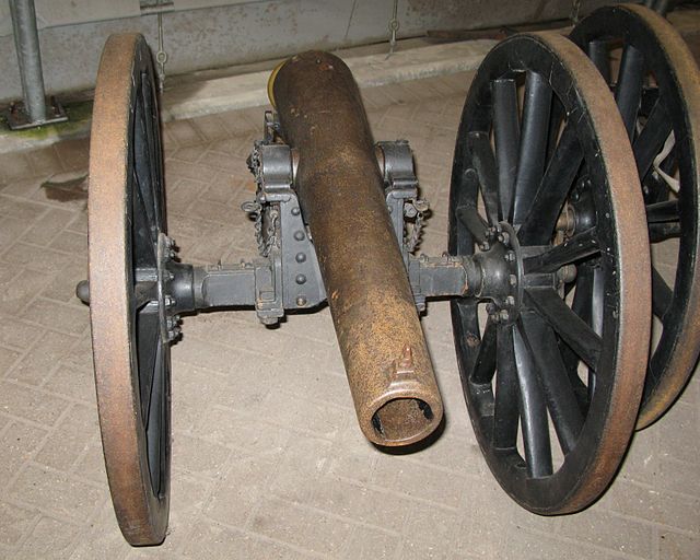 An example from 1885, at Royal Armoury, Fort Nelson, UK