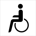 Rollstuhlfahrersymbol