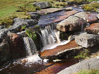 The "Waterfall" on the East Dart. R Dart Waterfall.jpg