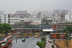 Rain in TRA Hualien Station 20070807.jpg