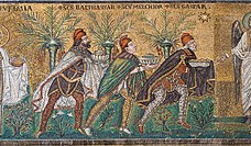 Ravenako basilikan ageri diran hiru errege magoak