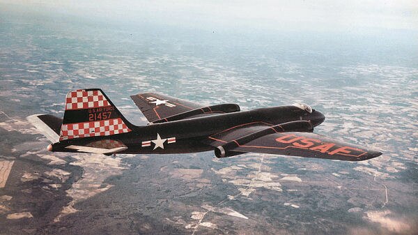 Martin RB-57A-MA AF Serial No. 52-1457 of the 43rd Tactical Reconnaissance Squadron. This aircraft is currently on static display at the Museum of Avi