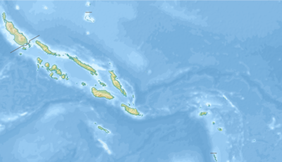 Lokacijska karta Salomonovi otoki
