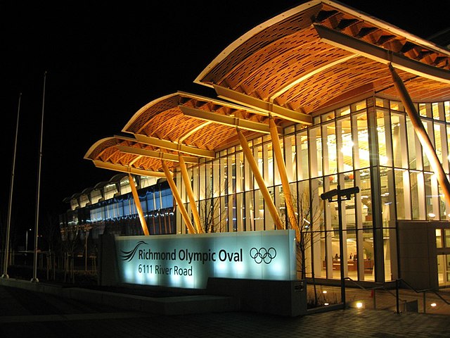 Richmond Olympic Oval: speed skating long track venue