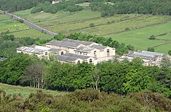 Rivelin water treatment works from Lodge Moor.