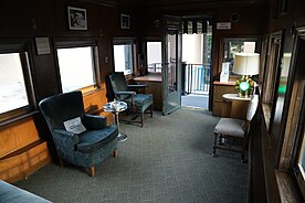 Roald Amundsen Pullman Private Railroad Car Salon