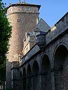 La tour de Corbières et la terrasse