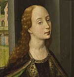 Rogier van der Weyden (1399of1400-1464) - Buste van Ste. Catharina - Lissabon Museu Calouste Gulbenkian 21-10-2010 13-11-07.jpg