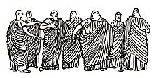 Roman senators Roman Senators by A Yakovlev 1911.jpg