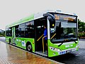 Sylter Verkehrsgesellschaft (SVG) elektrische bus NF-SV 216 van het type Sileo S12 (bj: 2016) te Westerland.