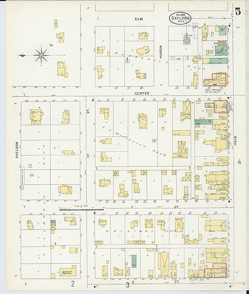 File:Sanborn Fire Insurance Map from Gaylord, Otsego County, Michigan. LOC sanborn04018 002-5.jpg