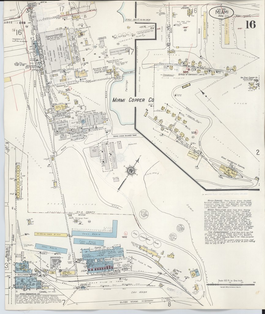 File:Sanborn Fire Insurance Map from Miami, Gila County, Arizona. LOC ...