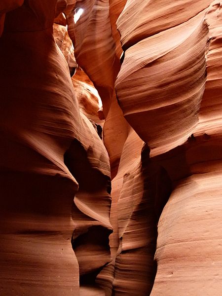 File:Sandstone Layers in Antelope Slot Canyon Arizona USA.jpg