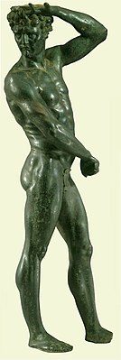 1542 Cellini statue which would have flanked the Nymphe de Fontainebleau