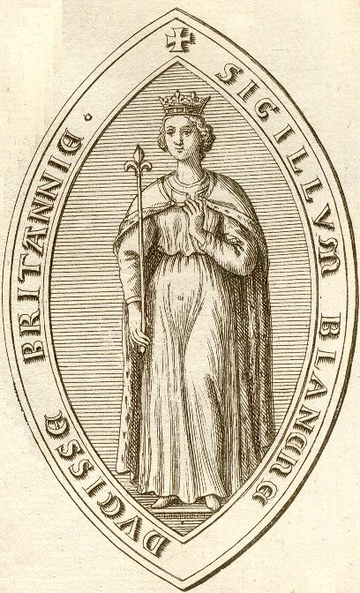 File:Sceau de Blanche de Navarre - Duchesse de Bretagne.png