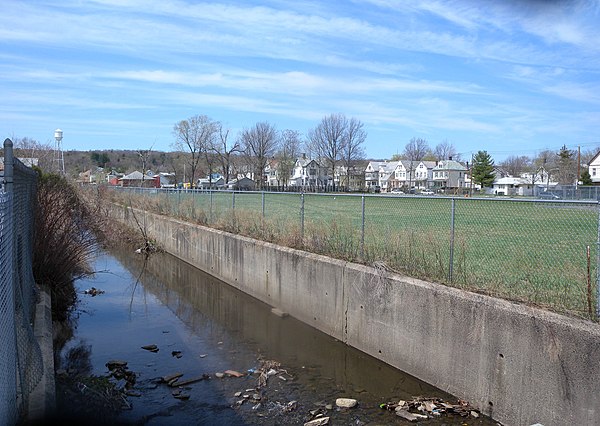 Former factory site in West Orange, New Jersey