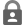 Silver padlock