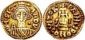 Solidus of Sicard Sicard solidus 671841.jpg