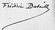 firma de Frédéric Bataille