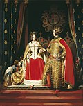 Thumbnail for File:Sir Edwin Landseer (1803-73) - Queen Victoria and Prince Albert at the Bal Costumé of 12 May 1842 - RCIN 404540 - Royal Collection.jpg