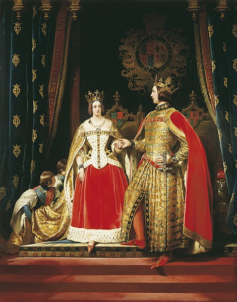 File:Sir Edwin Landseer (1803-73) - Queen Victoria and Prince Albert at the Bal Costumé of 12 May 1842 - RCIN 404540 - Royal Collection.jpg