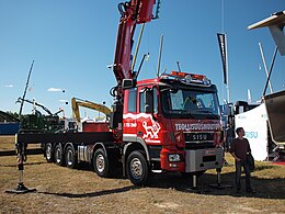 Sisu Polar mobile crane with Mercedes-Benz cabin Sisu Polar Crane.JPG