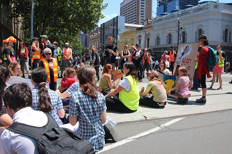 File:Sitdown outside Victorian Parliament - -climatestrike Melbourne IMG 3522 (45203540215).jpg