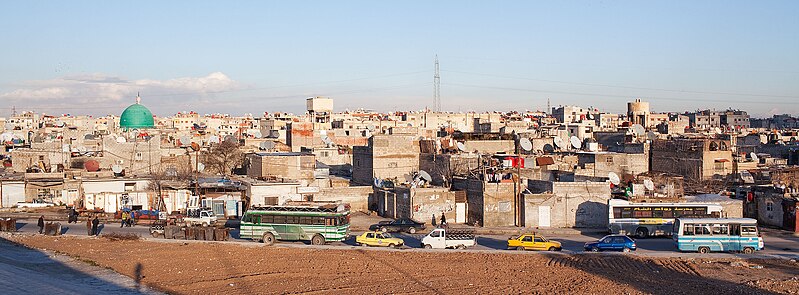 File:Skyline of Jaramana Refugee Camp.jpg