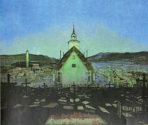 Natt, Røros kirke, 1904